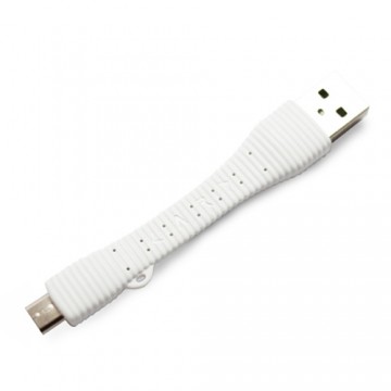 Micro USB Short Cable - White